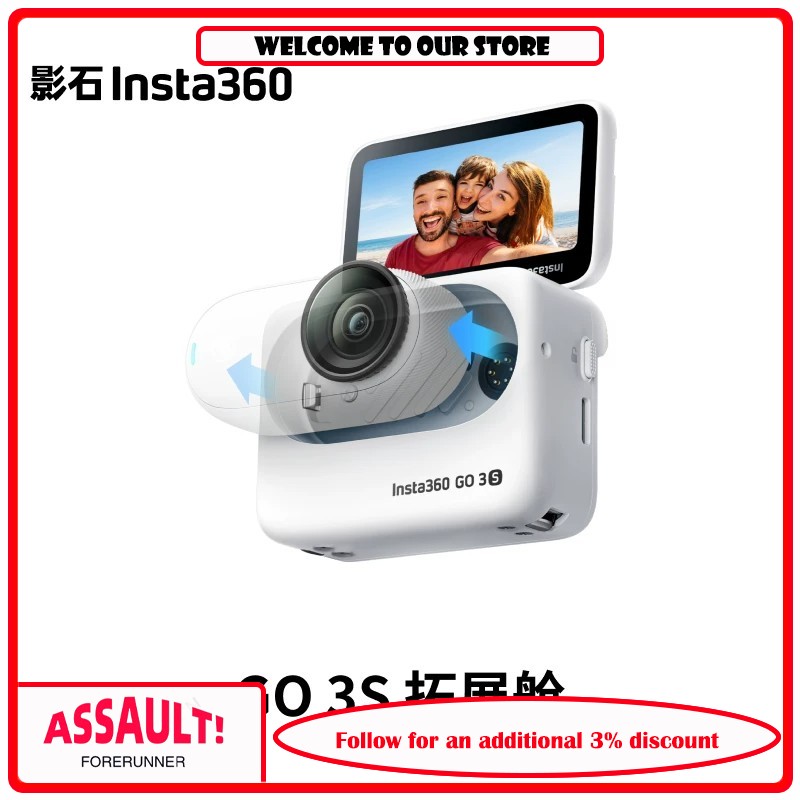 Shadow Stone Insta360 GO 3S Ex - Insta360 Camera Go 3 recension och pris