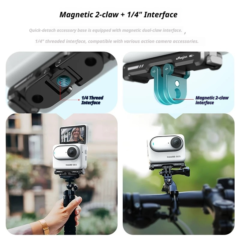 aMagisn Metal Alloy Magnetic S - Insta360 Camera Go 3 recension och pris