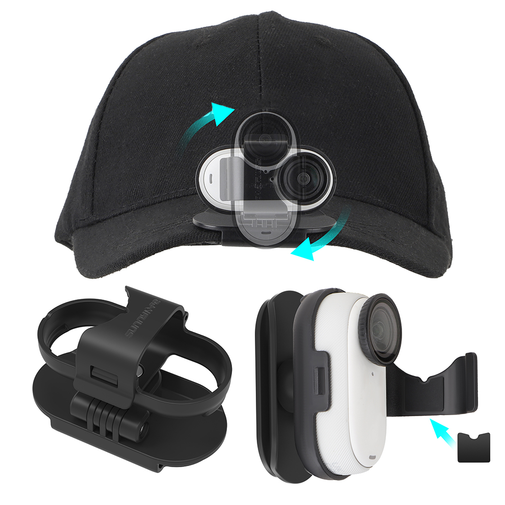 Brim Clip 360 Degree Sports Ca - Insta360 Camera Go 3 recension och pris